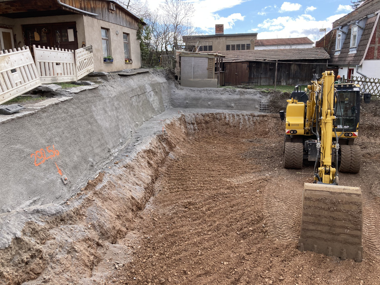 Baugrubensicherung, Gotha